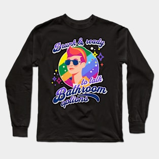 I'm looking for the correct bathroom Long Sleeve T-Shirt